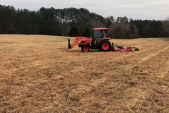 Freshly cut field in Southern Granville county.